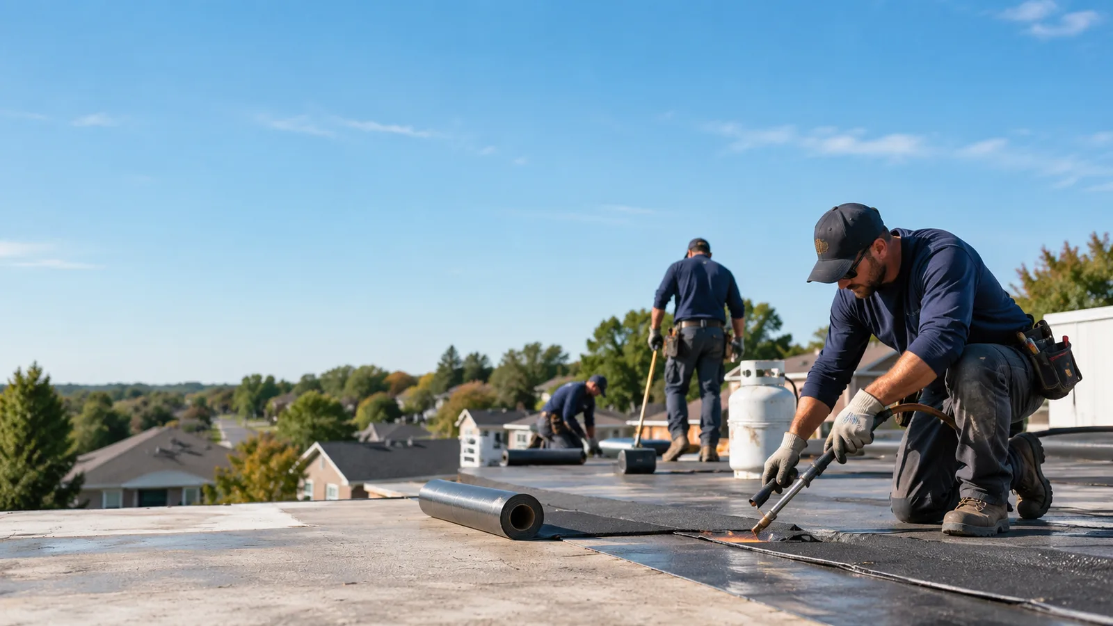 Flat Roof Leak Repair providers in Leslie, MI